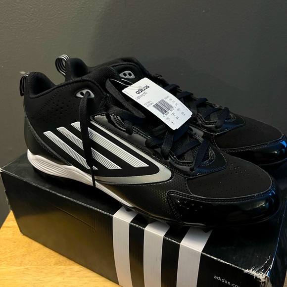 adidas Other - Adidas Men Cleats Lighting LD Football Size 14 Black New